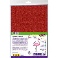 Набір кольорового фоамірана ZB.1841 з блискітками А4, 10 кольорів 10 сторінок 2 мм (ZB.1841)