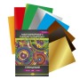 Набір кольорового картону та паперу А4 КПК-А4-16, 16 л, глянцевий PREMIUM