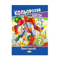 Набір кольорового картону А4 АП-1101, 12 аркушів 230 г/м2