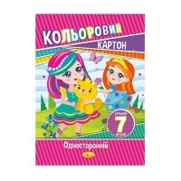 Набір кольорового картону А4 АП-1101, 12 аркушів 230 г/м2