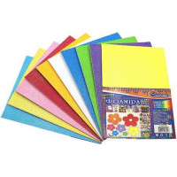 Набір кольорового фоамірану з глітером 17IA4-MIX 1,7-0,1 мм 10 аркушів (17IA4-MIX)