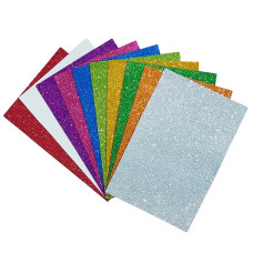 Набір кольорового фоамірану з глітером 17GLA4-MIX1, 1,7-0,1 мм 10 аркушів (17GLA4-MIX1)