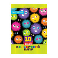 Набір кольорового одностороннього паперу АП-1218-1, 10 аркушів (АП-1218-1)