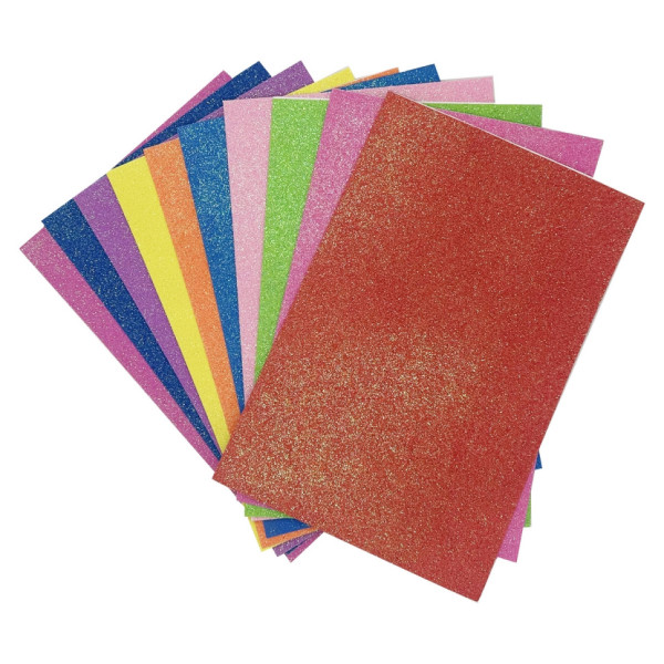 Набор фоамирана "Неон" 859560 А4, 1,8 мм, 10 листов, на клейкой основе (859560)