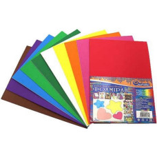 Фоаміран для творчості А4 15A4-MIX1, 1,5 мм, 10 аркушів (15A4-MIX1)