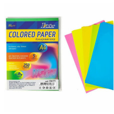 Набір кольорового паперу А4 134771, 250 аркушів (134771)