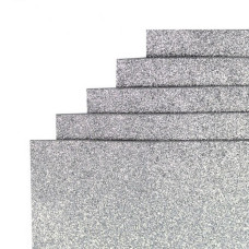 Фоаміран для творчості А4 17GLA4-016 срібло 1,7х0,1 мм  (17GLA4-016)