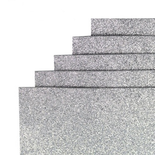 Фоаміран для творчості А4 17GLA4-016 срібло 1,7х0,1 мм  (17GLA4-016)