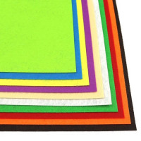 Фетрові листи для рукоділля HQ170-MIX2, 1,2 мм, А4 (HQ170-MIX2)