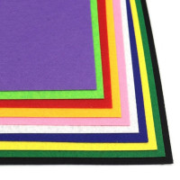 Фетрові листи для рукоділля HQ170-MIX1, 1,2 мм, A4 (HQ170-MIX1)