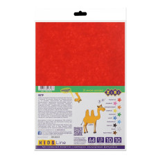 Набір кольорового фетрового паперу ZB.1914 А4, 10 кольорів 1,5 мм (ZB.1914)