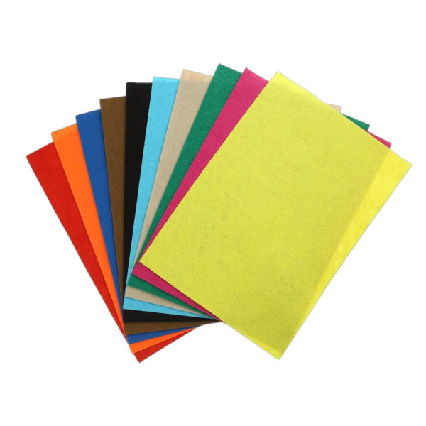 Набір кольорового фетрового паперу ZB.1914 А4, 10 кольорів 1,5 мм (ZB.1914)