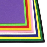 Фетрові листи для рукоділля HQK170-MIX 1,2 мм, A4 (HQK170-MIX)