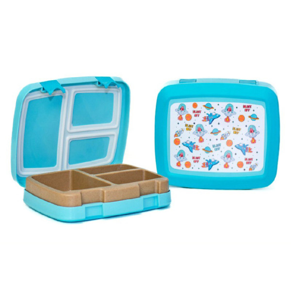 Дитячий Ланч-бокс "Space" 01550/04 кришка на защіпках (01550/04)