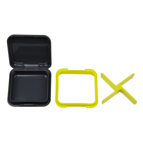 Кейс для капсул Fitseven UZSPACE TP005GY, графитовый с желтым(TP005GY)