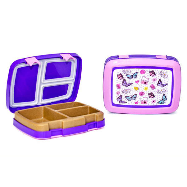 Дитячий Ланч-бокс "Butterfly" 01550/01 кришка на защіпках (01550/01)