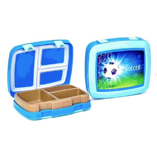 Дитячий Ланч-бокс "Soccer" 01550/02 кришка на защіпках (01550/02)
