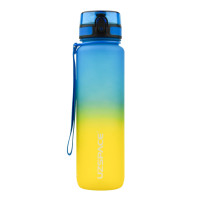 Бутылка для воды UZSPACE 3038(Yellow-Blue) 1000 мл, желто-голубая(3038(Yellow-Blue))