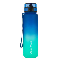 Пляшка для води UZSPACE 3038(Blue-Green) 1000 мл, синьо-зелена (3038(Blue-Green))