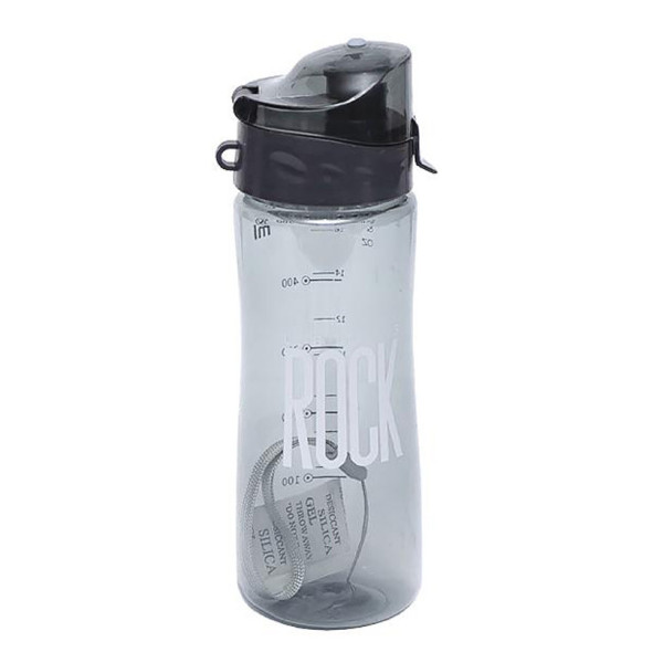 Пляшка для води із ситечком 6907-3(Black) пластик 500 мл (6907-3(Black))