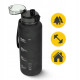 Пляшка для води спортивна 4FIZJO P-5905973403788, 1000 мл, чорний (P-5905973403788)