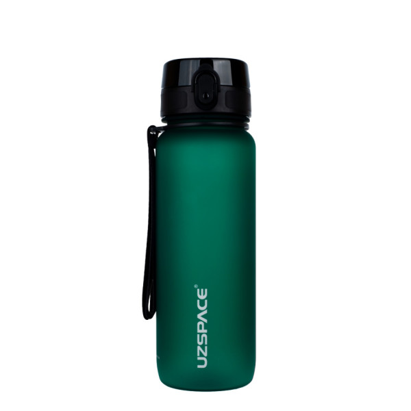 Бутылка для воды UZSPACE 3053(Dark-Green) 800 мл, темно-зеленая(3053(Dark-Green))