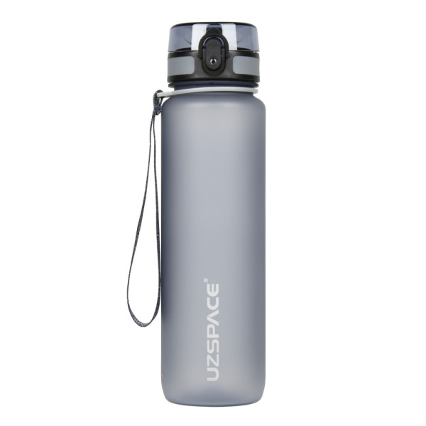 Пляшка для води UZSPACE 3038(Grey) 1000 мл, сіра (3038(Grey))