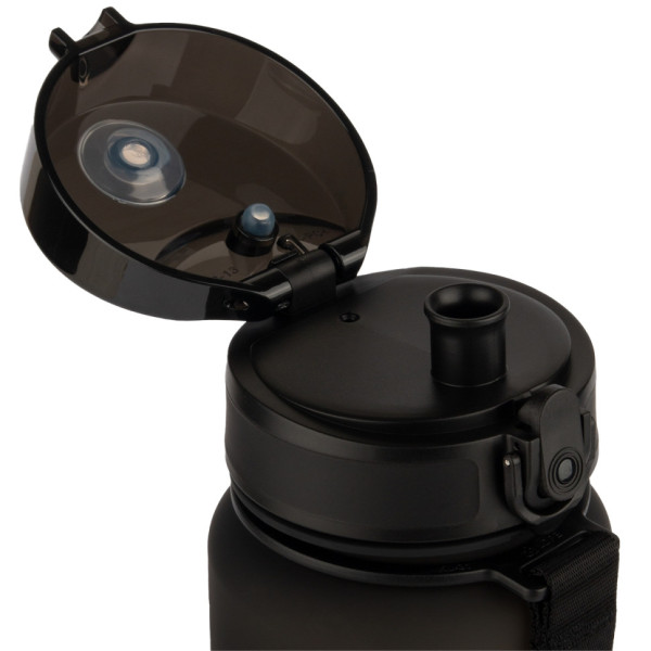 Бутылка для воды UZSPACE 3056(Black) 1500 мл, черная(3056(Black))