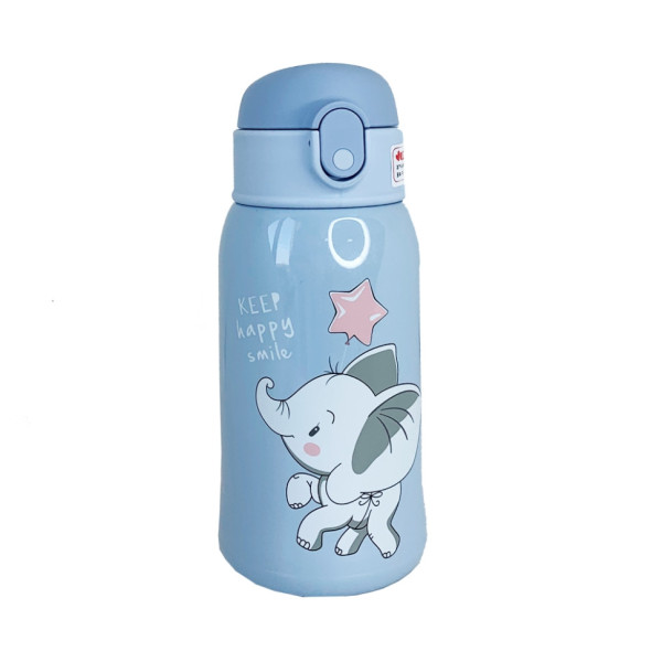 Термос-поїльник з силіконовою трубочкою Слоненя MGZ-0315(Elephant) 560 мл (MGZ-0315(Elephant))