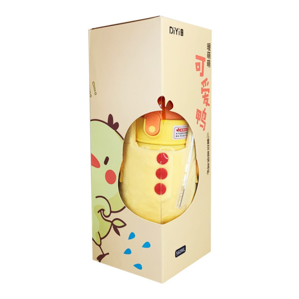 Термос-поильник с силиконовой трубочкой Цыпленок MGZ-0315(Chicken) 560 мл(MGZ-0315(Chicken))