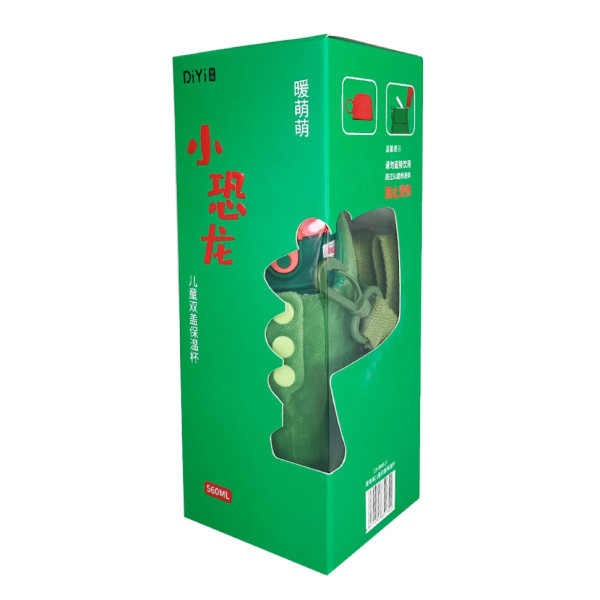 Термос-поїльник із силіконовою трубочкою Діно MGZ-0315(Dino) 560 мл (MGZ-0315(Dino))