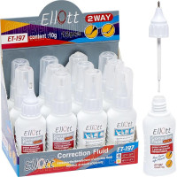 Корректор ручка-пензлик ET197-12 10мл (ET197-12)
