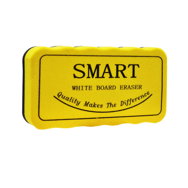 Губка для дошки магнітна SMART Т29, 10,5 х5, 5х2 см Жовтий (Т29(Yellow))