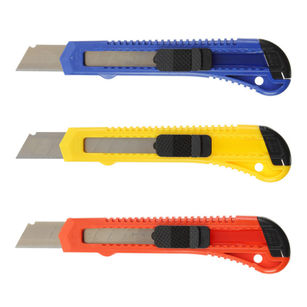 Нож канцелярский BM.4646 корпус пластик, ширина лезвия 18 мм (BM.4646)