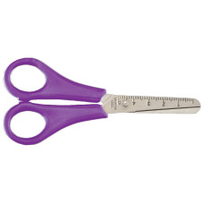 Дитячі ножиці канцелярські ZB.5001-07 з лінійкою 132 мм (ZB.5001-07)