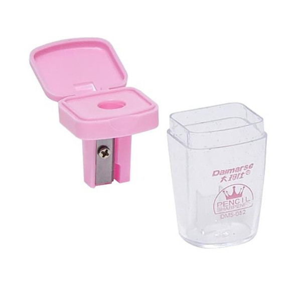 Точилка для олівців DAIMARSE DMS-082(Pink) з контейнером  (DMS-082(Pink))