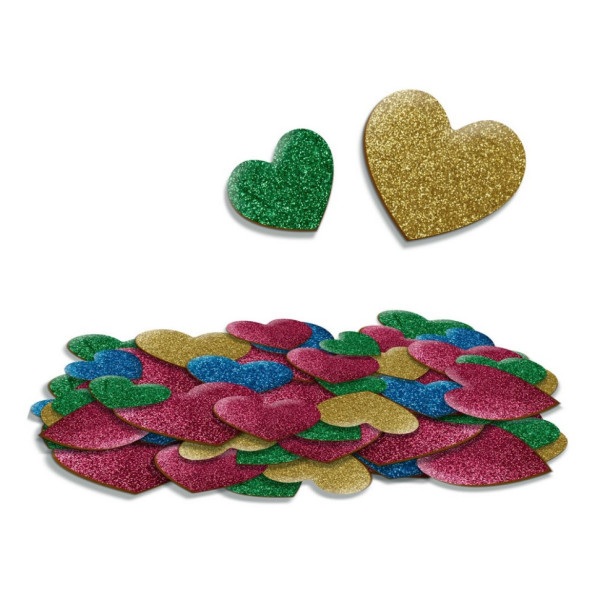 Детский набор мягких наклеек "Сердце" VT4206-53, 50 наклеек(VT4206-53)