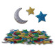 Детский набор мягких наклеек "Звезда и луна" VT4206-55, 50 наклеек(VT4206-55)