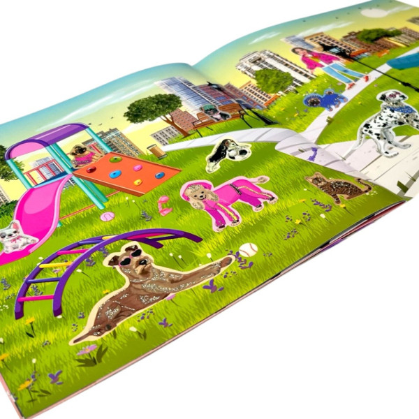 Детская книжечка с наклейками "Dogs & Cats" РМ-87-03(РМ-87-03)