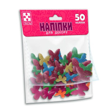 Детский набор мягких наклеек "Бабочки" VT4206-56, 50 наклеек(VT4206-56)