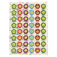 Оцінююча наклейка Квіти KT23082503, 1 лист, 48 наклейок (KT23082503)