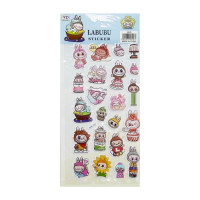 Дитячий набір наліпок "Лабубу" YG0328(Blue) мікс, 10х22 см (YG0328(Blue))