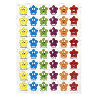 Оцінююча наклейка Зірочки KT23082501, 1 лист, 48 наклейок (KT23082501)