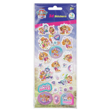 Дитячий набір 3D-наліпок "Paw Patrol. Щенята-Єдиноріжки" 200673, 1 аркуш (200673)