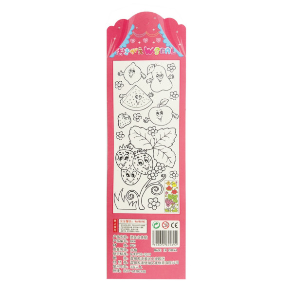 Дитячий набір наліпок 992327-4 для дівчат, ПВХ, 33х10 см (992327-4)