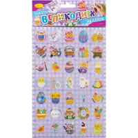 Набор пасхальных наклейок НС-А5-14-03 формат А5, 2 листа, 70 штук (НС-А5-14-03)