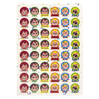 Оценивающая наклейка Котики KT23082504, 1 лист, 48 наклеек(KT23082504)