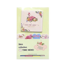 Паперові стікери Фламінго Bambi BLT-601-4 для нотаток (BLT-601-4)