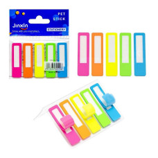 Закладка неонова "Stick Notes" COLOR-IT Р36, 5 кольорів (Р36)