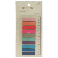 Закладка з лінійкою 2 в 1 "stick Notes" Р80-3 різнокольорові (Р80-3)